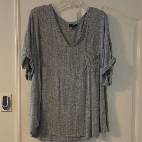Alfani Other - Alfani Gray V-Neck Pajama Top